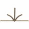 Ekena Millwork Redmond Rough Sawn Timber Gable Bracket, Douglas Fir, 108"W x 68"H x 2"D x 4"F, 15/12 Pitch GBW108X68X0204RED00RDF - alternate 5